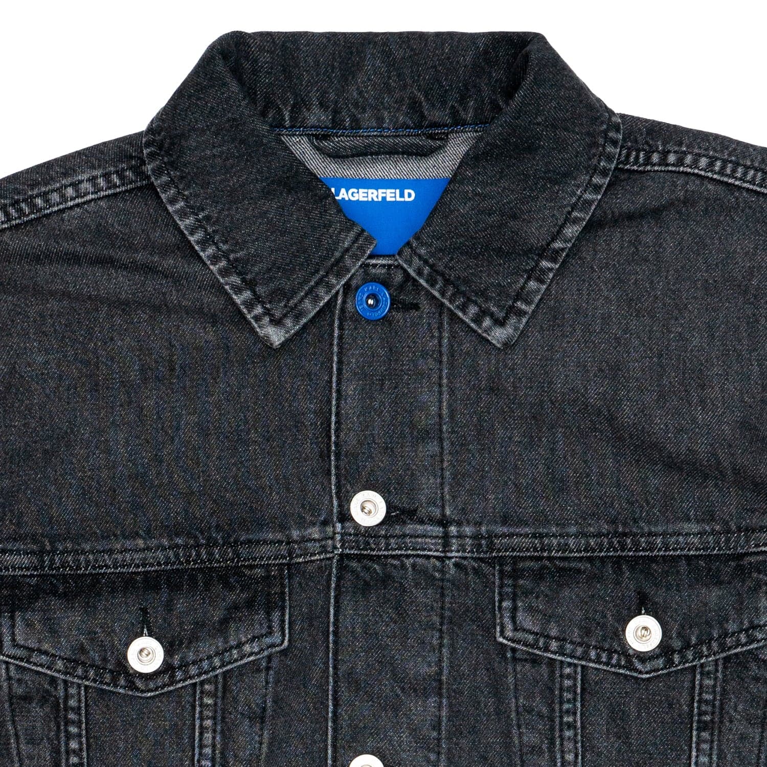 KARL LAGERFELD Jacket Uomo Karl Lagerfeld Relaxed Print Denim da uomo in Giacche Drestige - Casamassima, commercioVirtuoso.it
