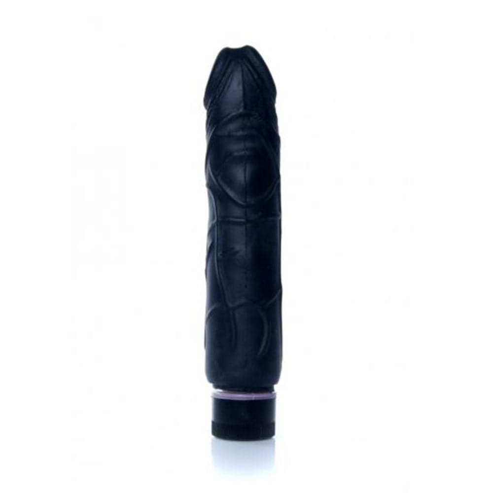 VIBRATORE FALLO REALISTICO VIBRANTE ECONOMICO MORBIDO NERO CM 22 X 4 in Vibratori realistici Kondorama - Martinsicuro, commercioVirtuoso.it