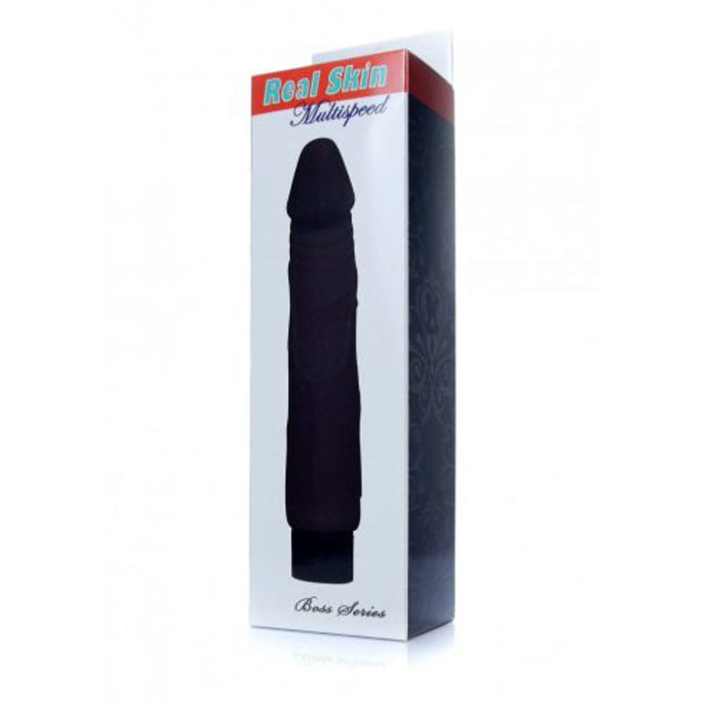 VIBRATORE FALLO REALISTICO VIBRANTE ECONOMICO MORBIDO NERO CM 22 X 4 in Vibratori realistici Kondorama - Martinsicuro, commercioVirtuoso.it