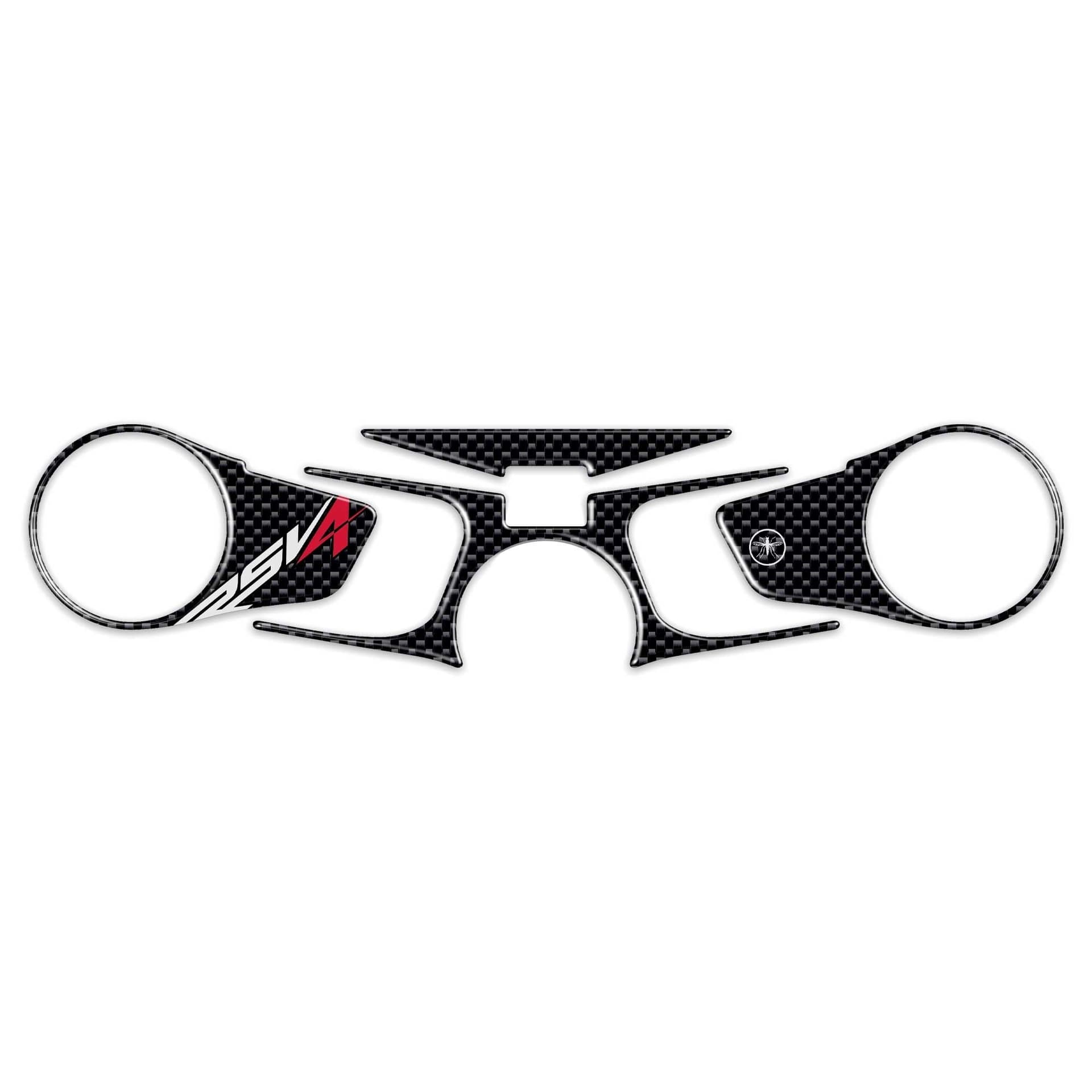 Adesivo 3D Protezione Piastra Forcella Sterzo moto compatibile con Aprilia Rsv4 in Paraserbatoio LabelBike - Bibbiano, commercioVirtuoso.it