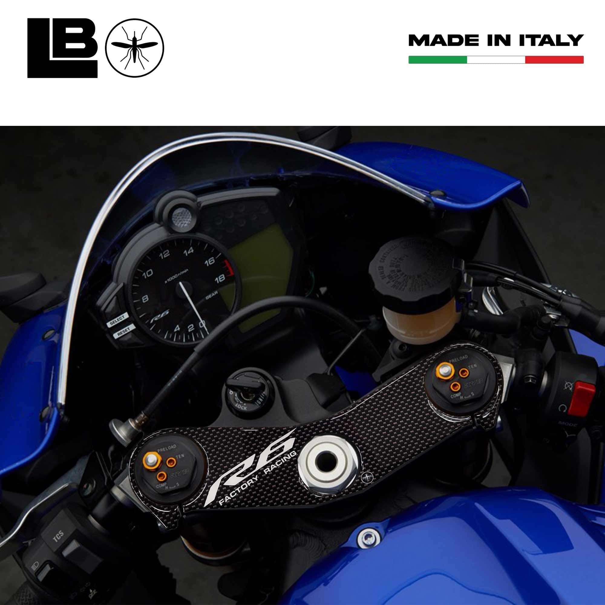 ADESIVO 3D compatibile per MOTO YAMAHA R6 PROTEZIONE PIASTRA FORCELLA 2017-2020 in Decalcomanie adesivi e magneti LabelBike - Bibbiano, commercioVirtuoso.it