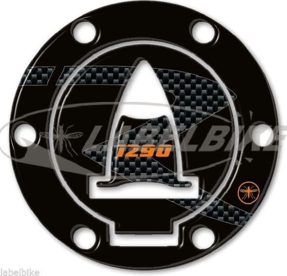 ADESIVO TAPPO SERBATOIO in RESINA 3D compatibile per MOTO KTM 1290 SUPER DUKE R in Paraserbatoio LabelBike - Bibbiano, commercioVirtuoso.it