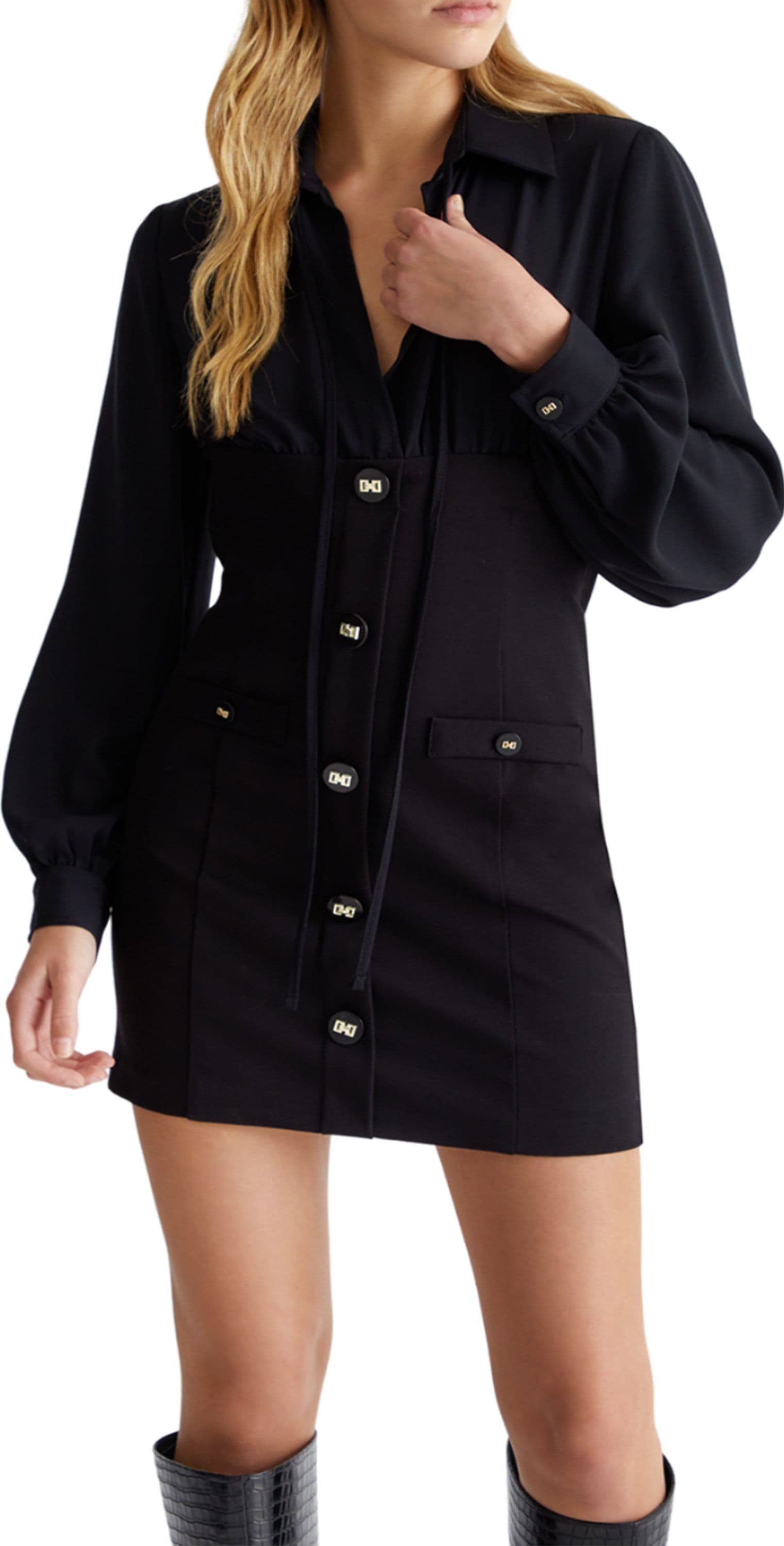 LIUJO 3.0 Abito Punto Mila Donna Liujo WF4384J9189-22222 Nero da donna in Casual Drestige - Casamassima, commercioVirtuoso.it