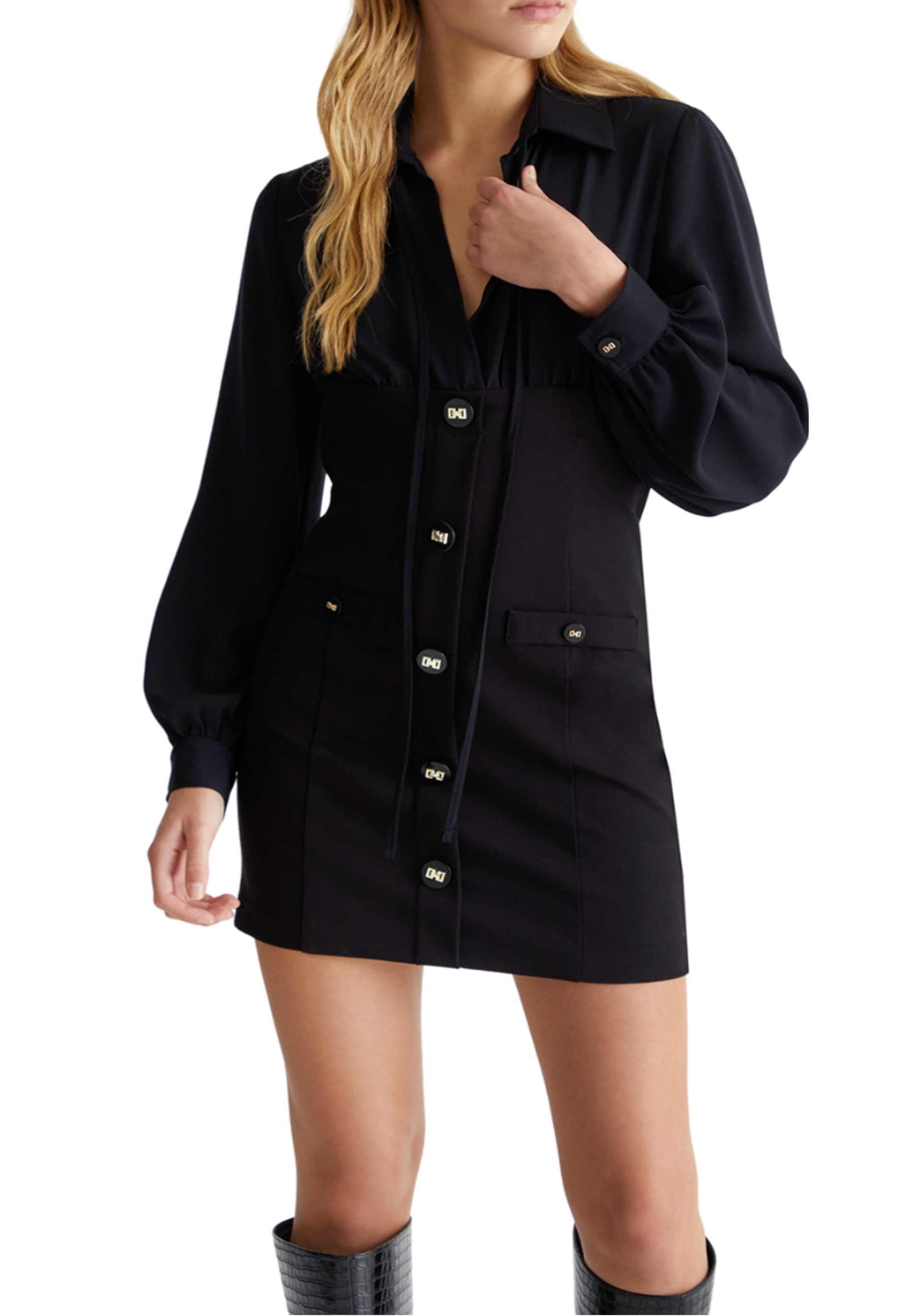 LIUJO 3.0 Abito Punto Mila Donna Liujo WF4384J9189-22222 Nero da donna in Casual Drestige - Casamassima, commercioVirtuoso.it