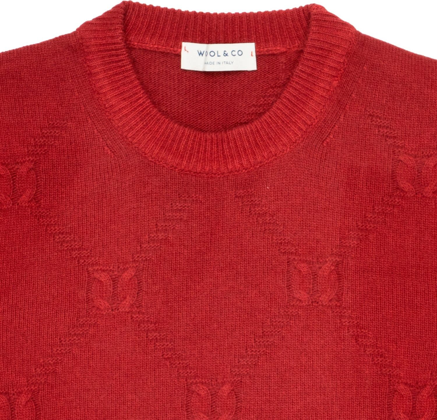 WOOL &amp; CO Maglia Uomo Wool &amp; Co Paricollo Aran da uomo in Maglioni Drestige - Casamassima, commercioVirtuoso.it