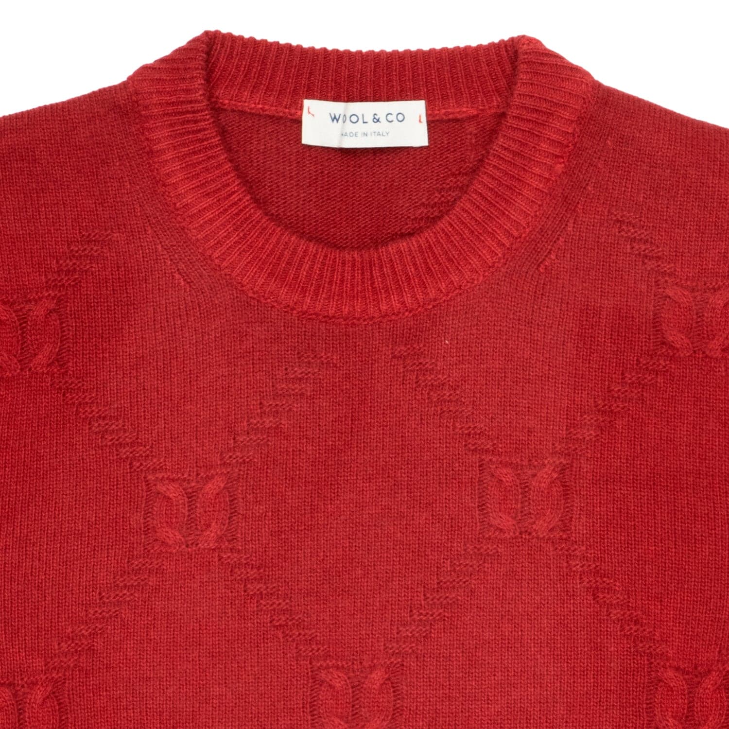 WOOL &amp; CO Maglia Uomo Wool &amp; Co Paricollo Aran da uomo in Maglioni Drestige - Casamassima, commercioVirtuoso.it