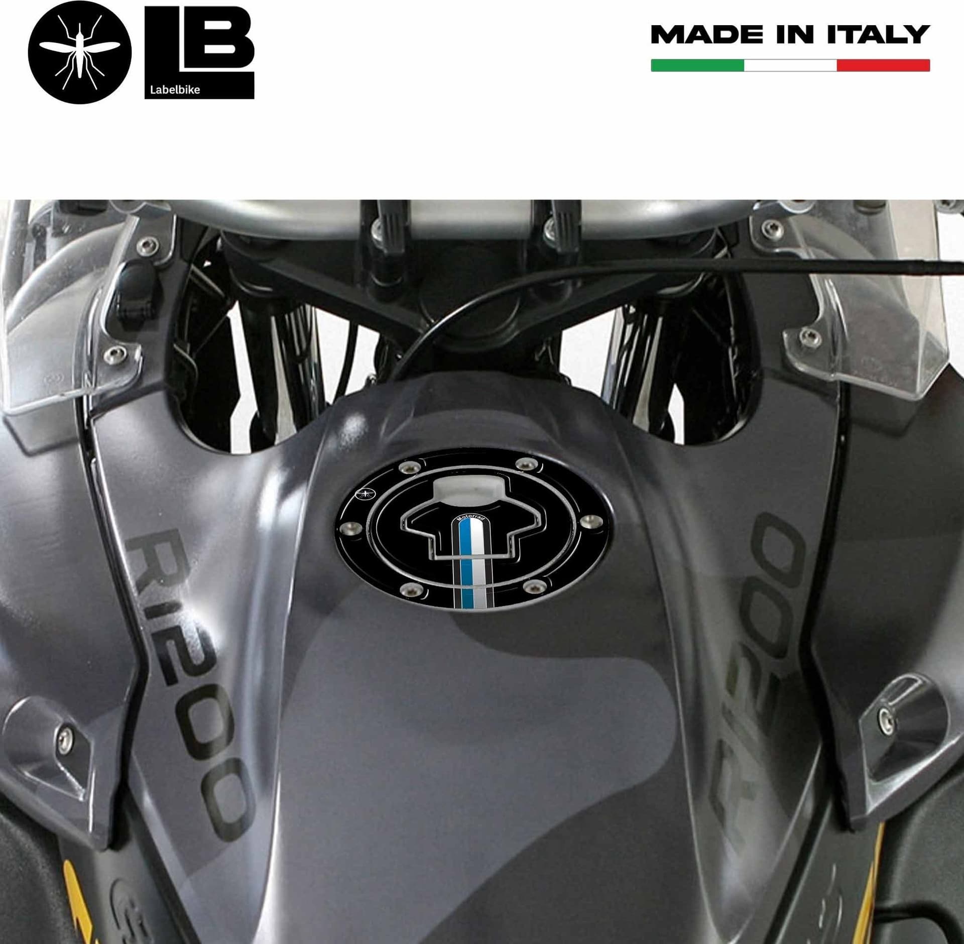 PROTEZIONE TAPPO SERBATOIO ADESIVO gel 3D NERO compatibile MOTO BMW fino al 2006 in Decalcomanie adesivi e magneti LabelBike - Bibbiano, commercioVirtuoso.it