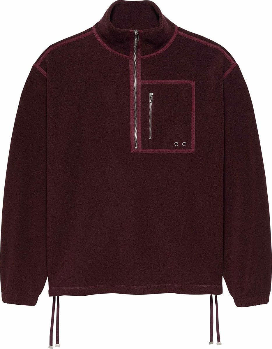 NEW AMSTERDAM Felpa New Amsterdam FLEECE HALF ZIP da uomo
