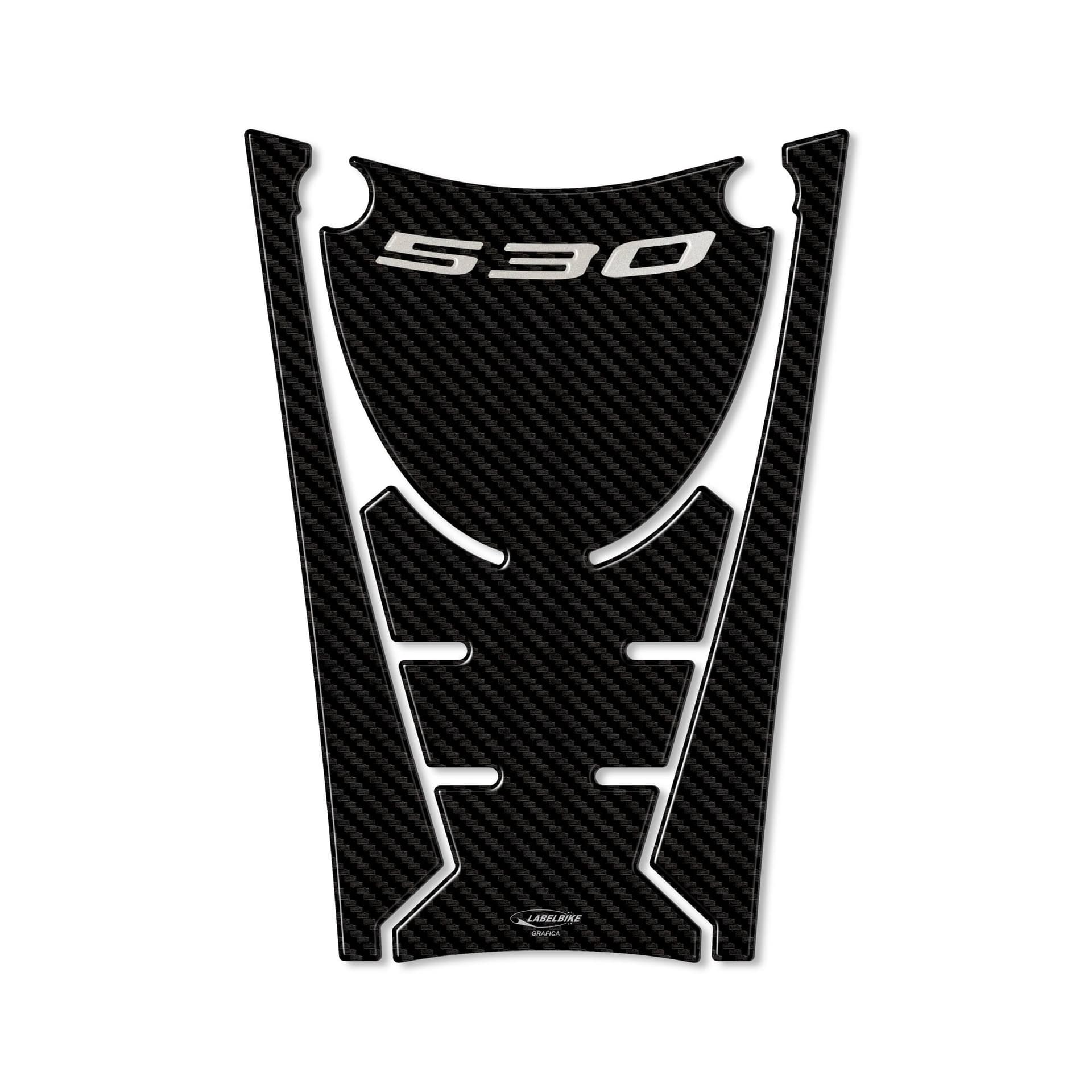 Adesivo resinato 3D pedana anteriore compatibile con Yamaha Tmax 530 2017-2019 in Decalcomanie adesivi e magneti LabelBike - Bibbiano, commercioVirtuoso.it