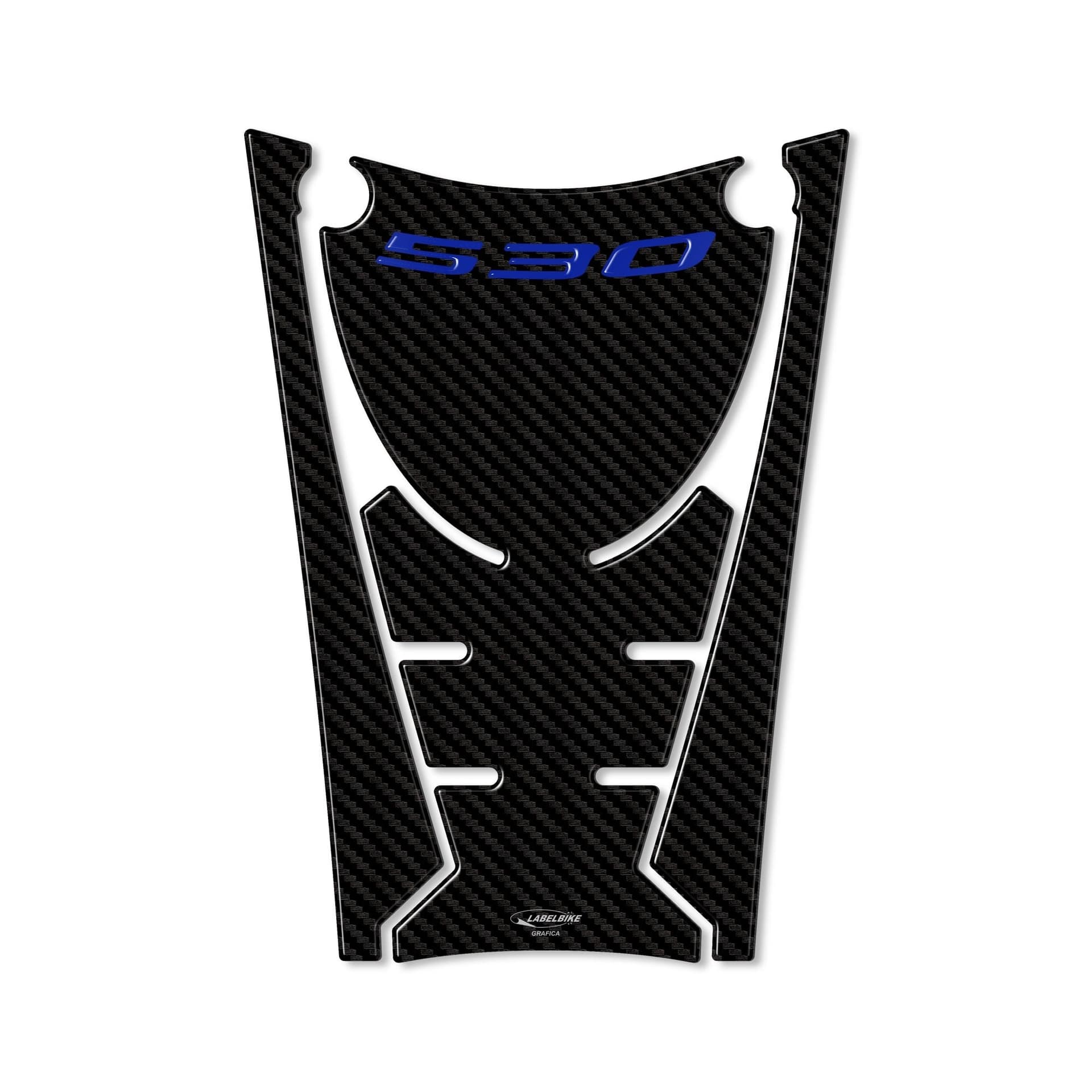 Adesivo resinato 3D pedana anteriore compatibile con Yamaha Tmax 530 2017-2019 in Decalcomanie adesivi e magneti LabelBike - Bibbiano, commercioVirtuoso.it