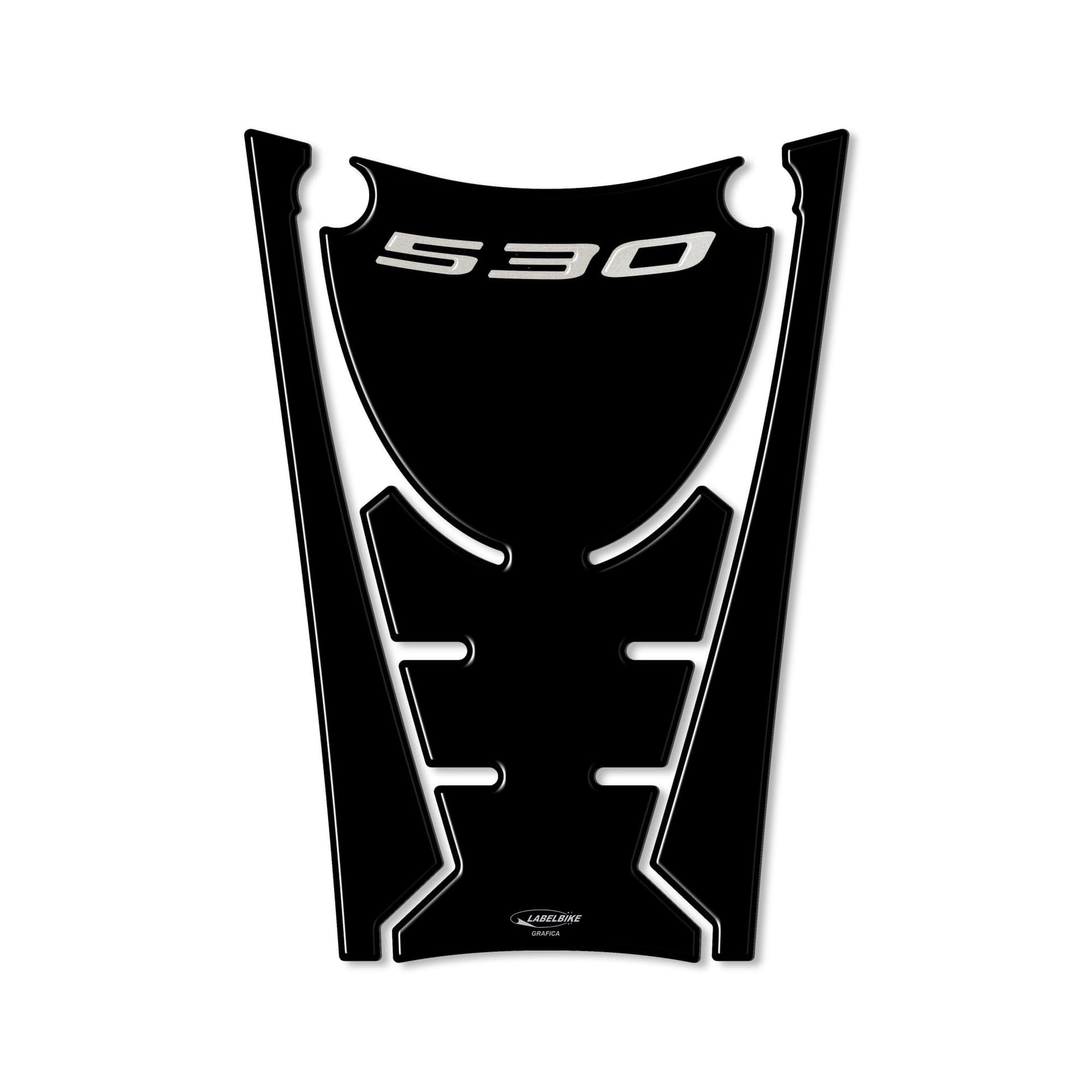 Adesivo resinato 3D pedana anteriore compatibile con Yamaha Tmax 530 2017-2019 in Decalcomanie adesivi e magneti LabelBike - Bibbiano, commercioVirtuoso.it