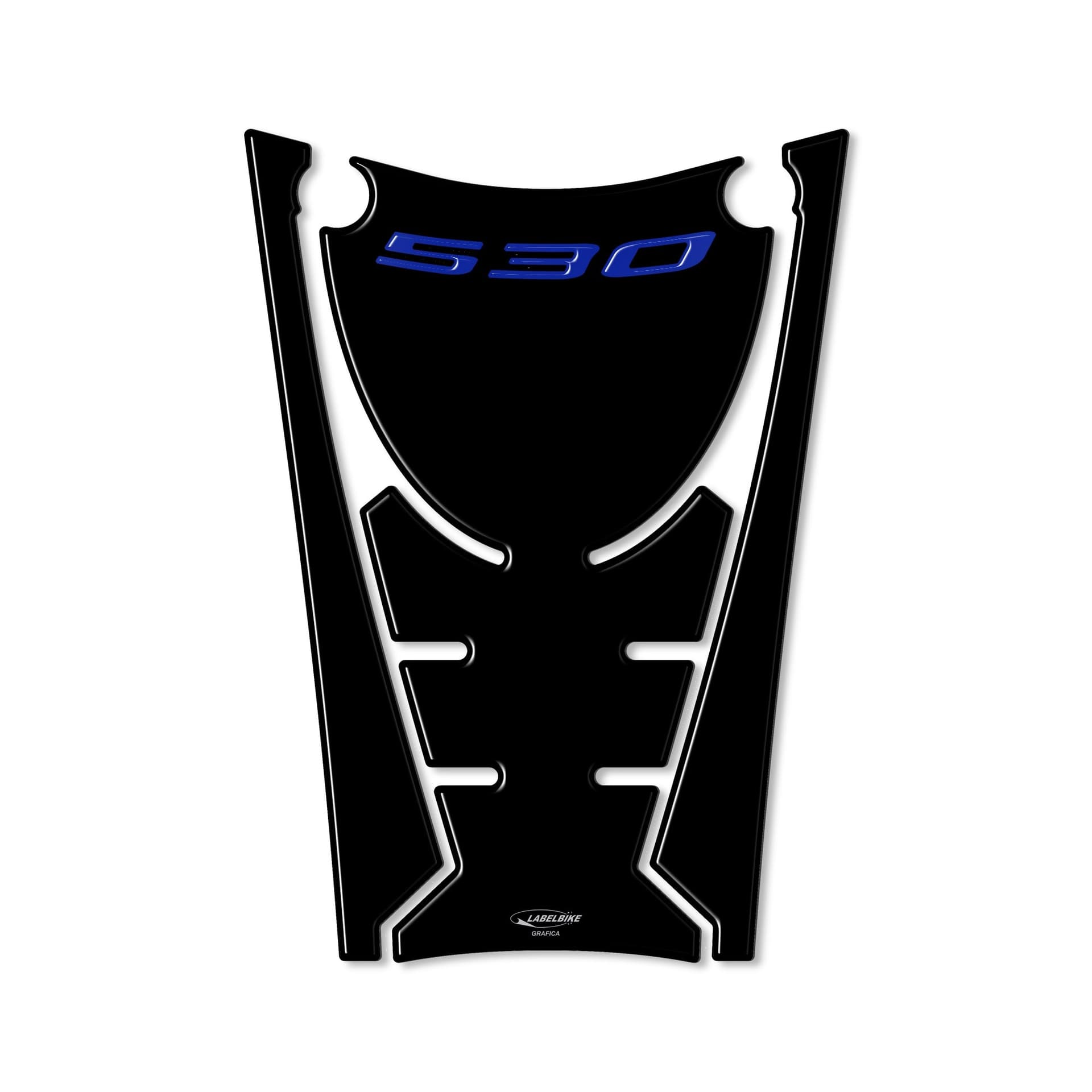 Adesivo resinato 3D pedana anteriore compatibile con Yamaha Tmax 530 2017-2019 in Decalcomanie adesivi e magneti LabelBike - Bibbiano, commercioVirtuoso.it