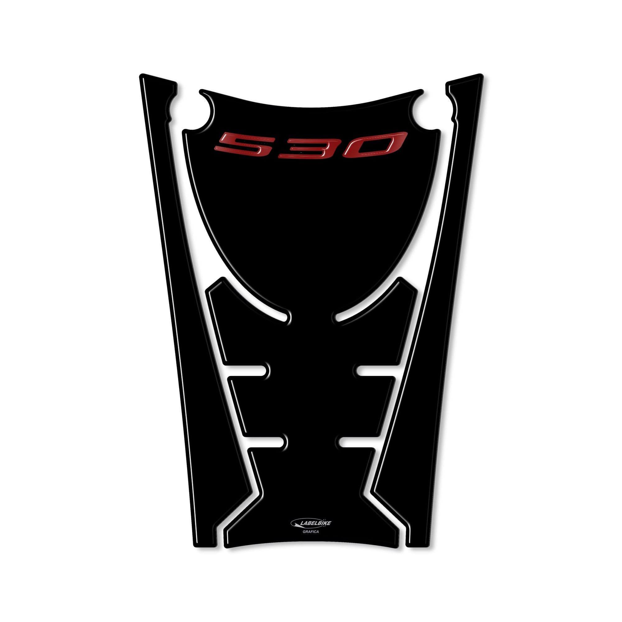 Adesivo resinato 3D pedana anteriore compatibile con Yamaha Tmax 530 2017-2019 in Decalcomanie adesivi e magneti LabelBike - Bibbiano, commercioVirtuoso.it