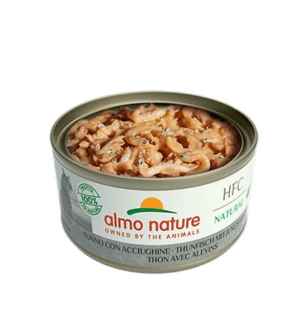 Almo Nature Scatoletta HFC Natural gusto Tonno e Acciughine per Gatti Adulti in Secco 101 Market - Poggibonsi, commercioVirtuoso.it