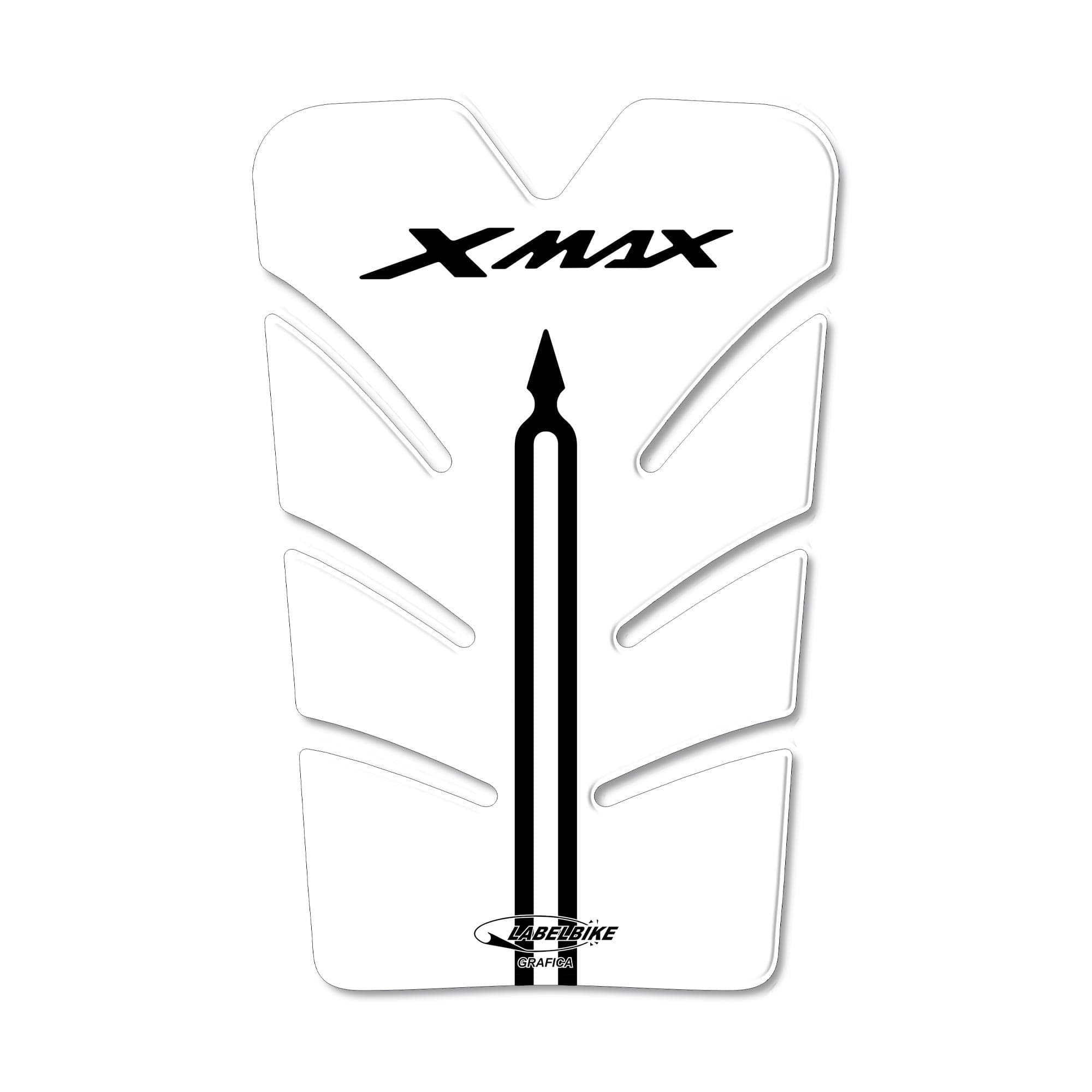 ADESIVO 3D SPORTELLO SERBATOIO X MAX PARASERBATOIO per SCOOTER YAMAHA XMAX 2010-2013 in Paraserbatoio LabelBike - Bibbiano, commercioVirtuoso.it