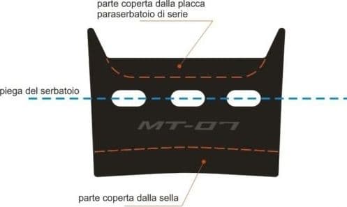 ADESIVI SERBATOIO RESINA Stickers 3D compatibili per moto YAMAHA MT-07 2014-2017 in Paraserbatoio LabelBike - Bibbiano, commercioVirtuoso.it