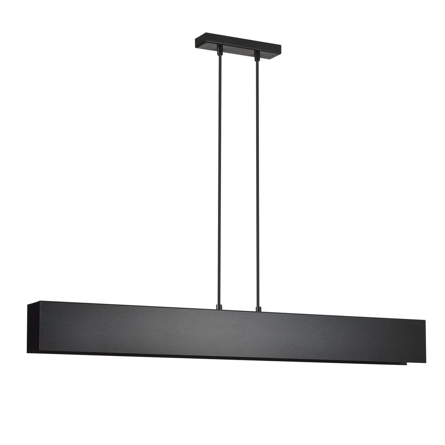 Lampadario Moderno 4 Luci Gentor In Acciaio Nero