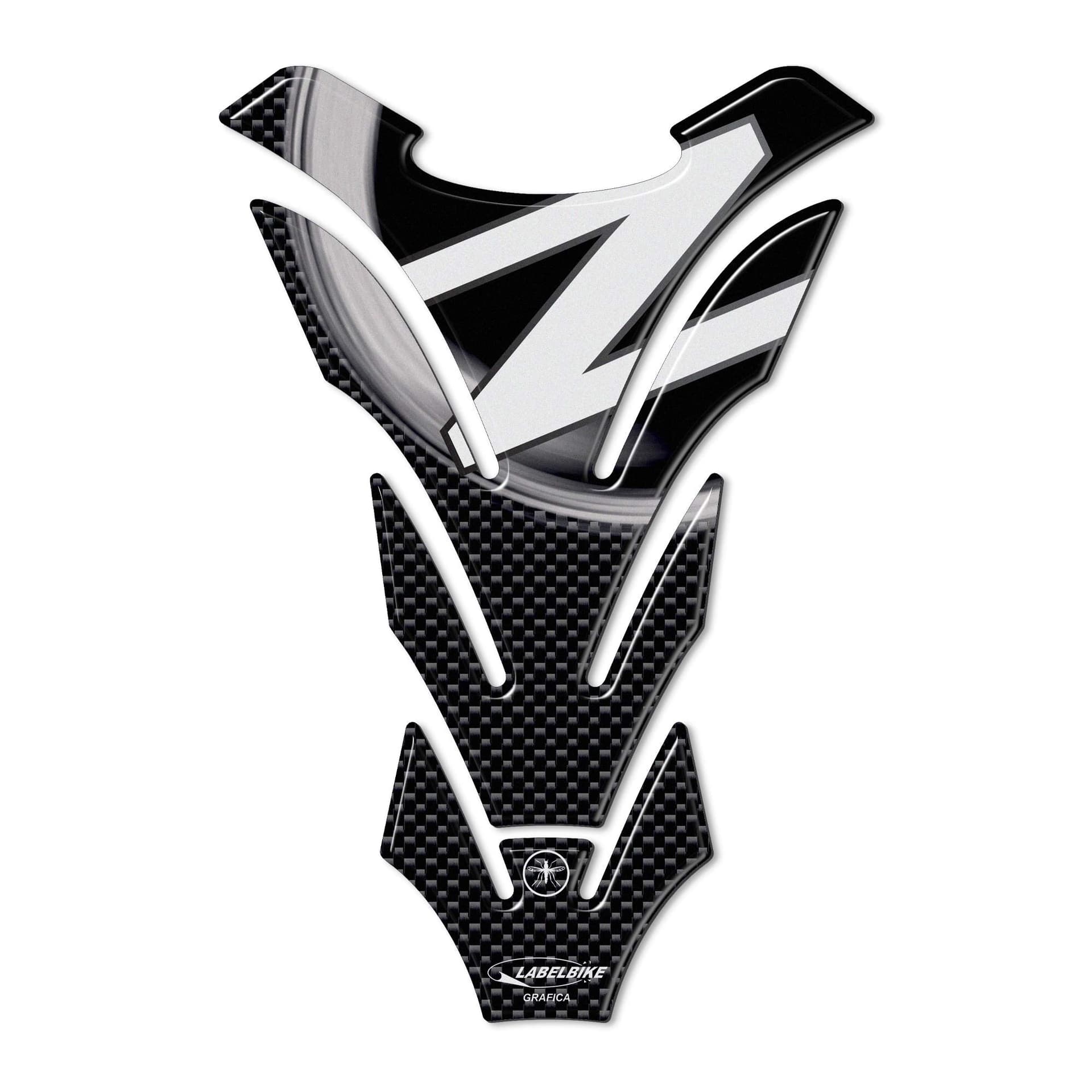 PARASERBATOIO ADESIVI/STICKERS 3D SERBATOIO MOTO KAWASAKI Z 750-1000 Z750 Z1000 in Paraserbatoio LabelBike - Bibbiano, commercioVirtuoso.it