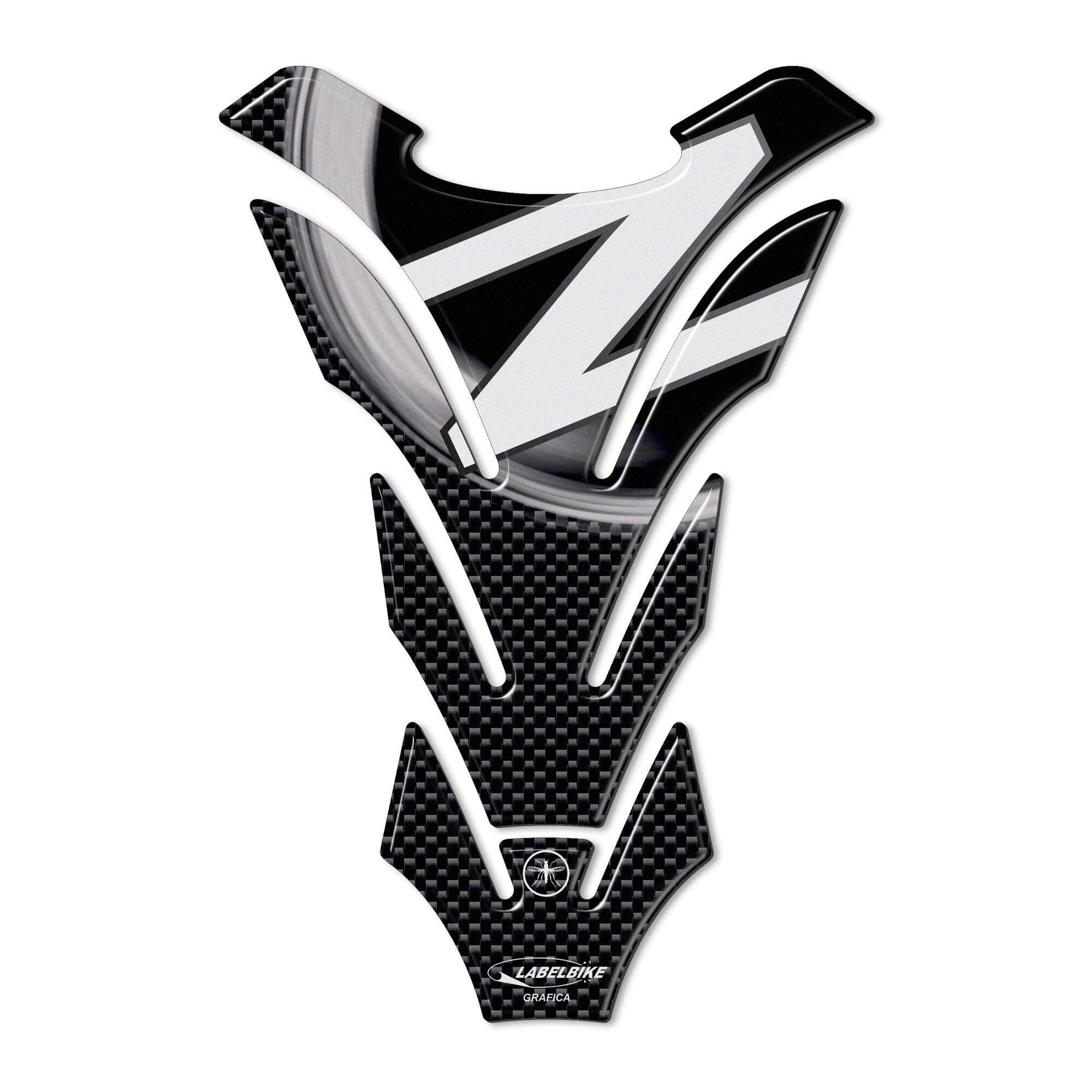 PARASERBATOIO ADESIVI/STICKERS 3D SERBATOIO MOTO KAWASAKI Z 750-1000 Z750 Z1000 in Paraserbatoio LabelBike - Bibbiano, commercioVirtuoso.it