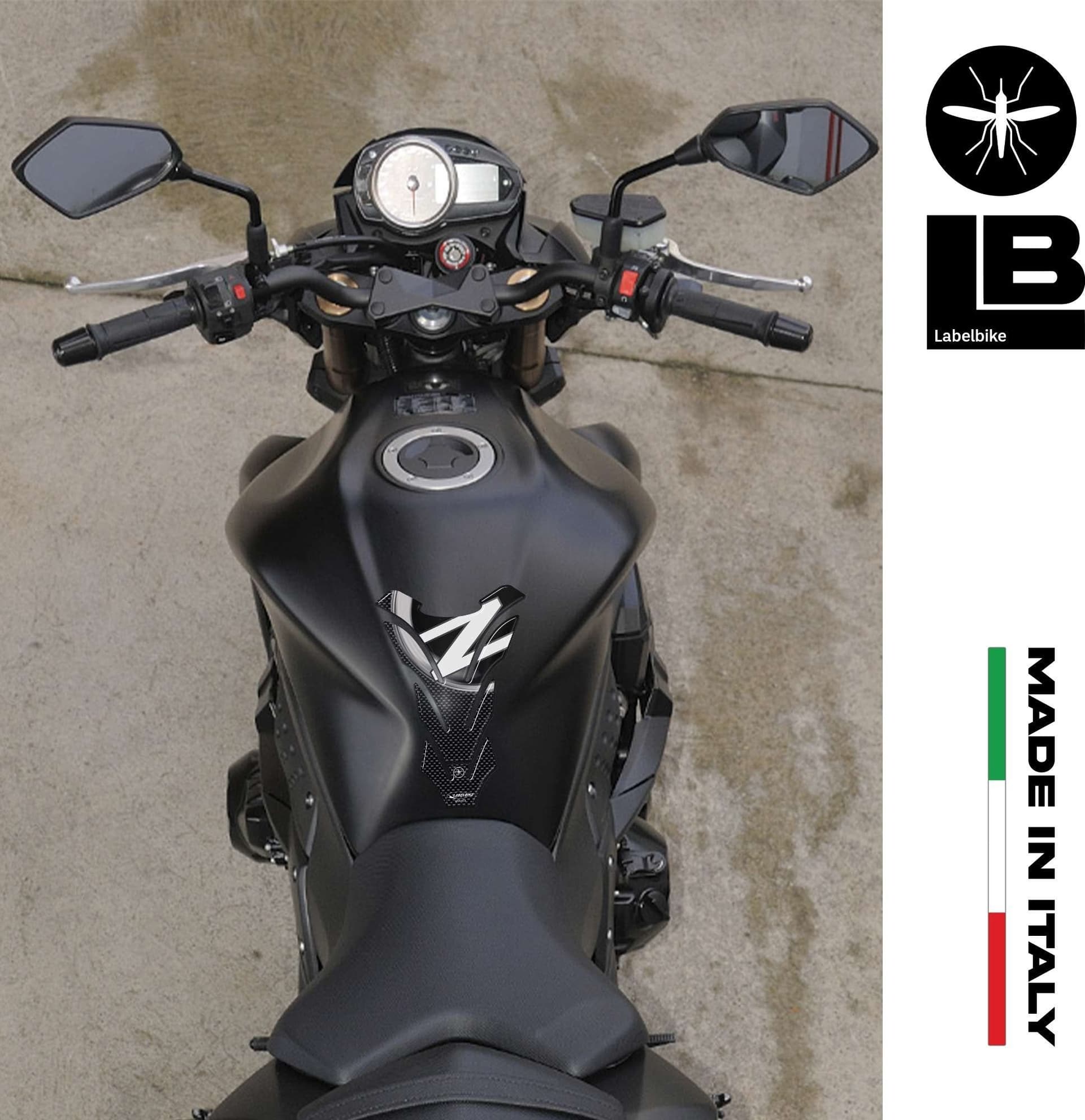 PARASERBATOIO ADESIVI/STICKERS 3D SERBATOIO MOTO KAWASAKI Z 750-1000 Z750 Z1000 in Paraserbatoio LabelBike - Bibbiano, commercioVirtuoso.it