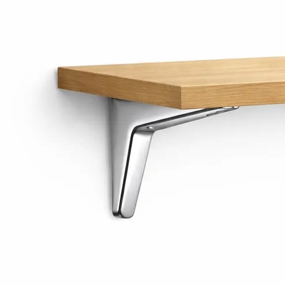 Coppia di Reggimensola per Piani in Legno colore Cromo Lucido in prodotto Calandrelli - Napoli, commercioVirtuoso.it