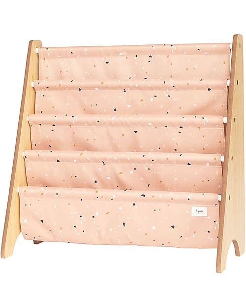 Libreria Frontale Montessoriana - Terrazzo Argilla - Poliestere Ricicl 3 Sprouts