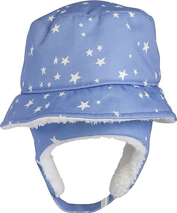 Cappello Invernale Bucket - Stars - Morbido Tessuto Sherpa FlapJackKids