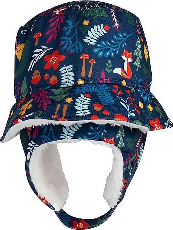 Cappello Invernale Bucket - Forest - Morbido Tessuto Sherpa FlapJackKids