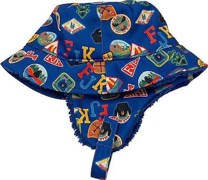 Cappello Invernale Bucket - Patches - Morbido Tessuto Sherpa FlapJackKids