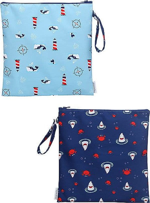 Pochette Impermeabile Porta Costume - Squalo/Granchio/Navi FlapJackKids
