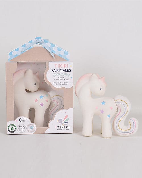Unicorno Fairytales - Zucchero Filato - Caucciù Naturale e Cotone Bio Tikiri