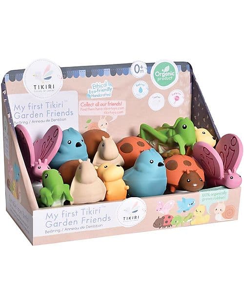 Garden Animals - Assortimento 12 pezzi (6 soggetti) con Espositore da  Tikiri