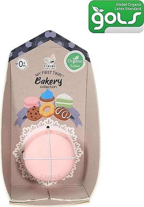 3-in-1 Sonaglio Macaroon - Massaggiagengive - Gioco da Bagno - Baker Tikiri in Sonagli e anelli di peluches La Casa Del Bebè - Napoli, commercioVirtuoso.it