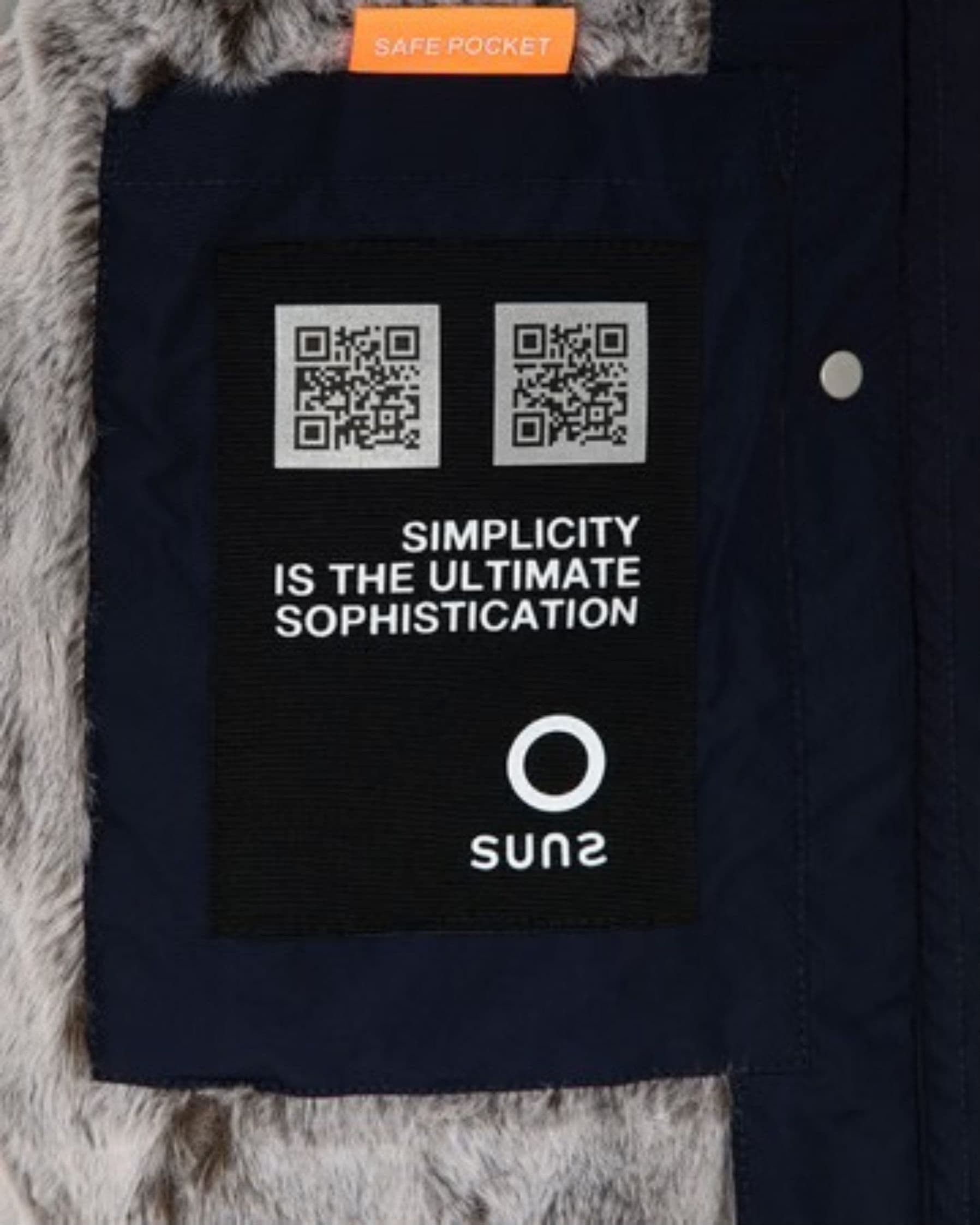 SUNS Giubbotto Donna suns Marmolada Fur Blu da donna in Giacche Drestige - Casamassima, commercioVirtuoso.it