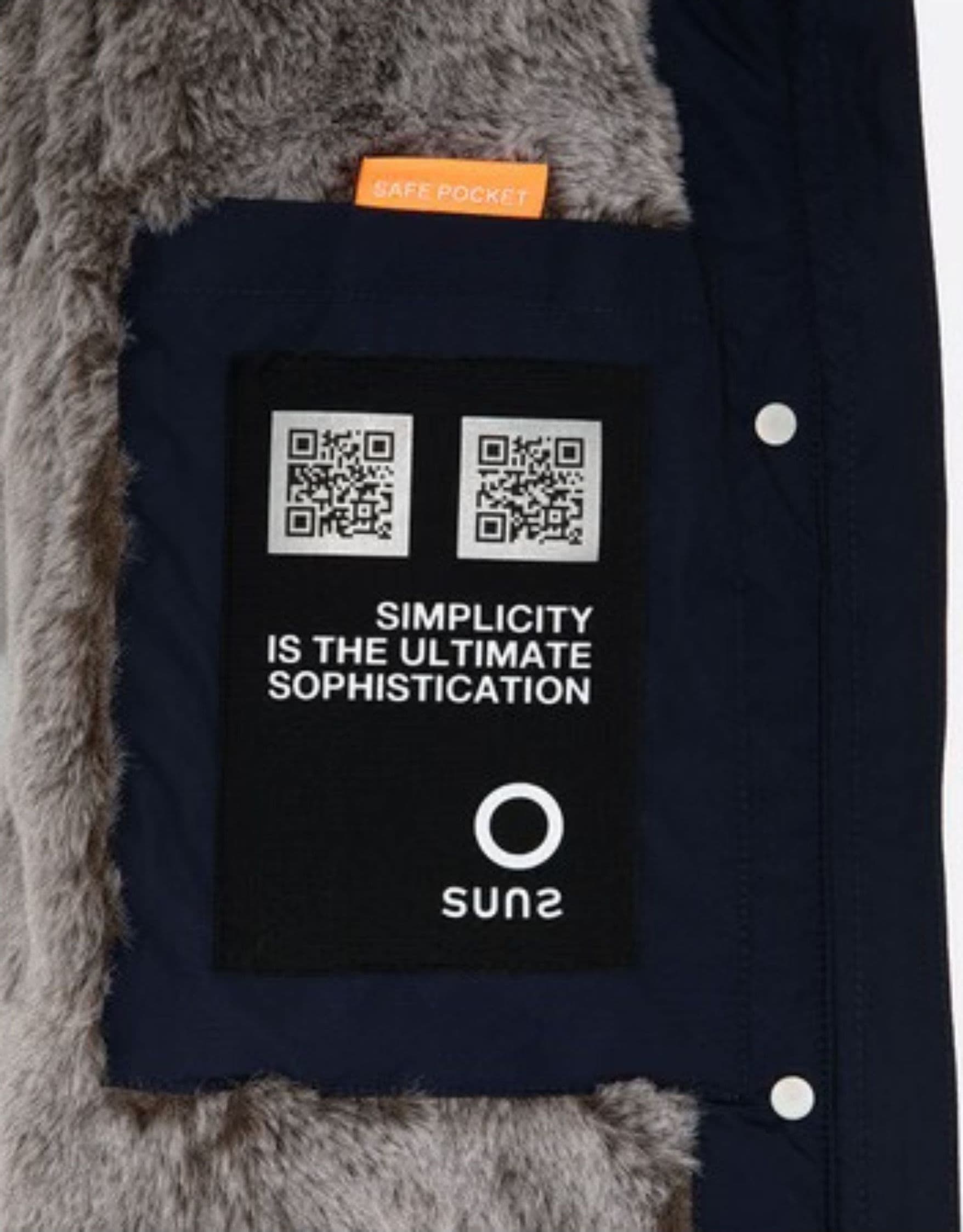 SUNS Giubbotto Donna suns Roberta Fur Blu da donna in Giacche Drestige - Casamassima, commercioVirtuoso.it
