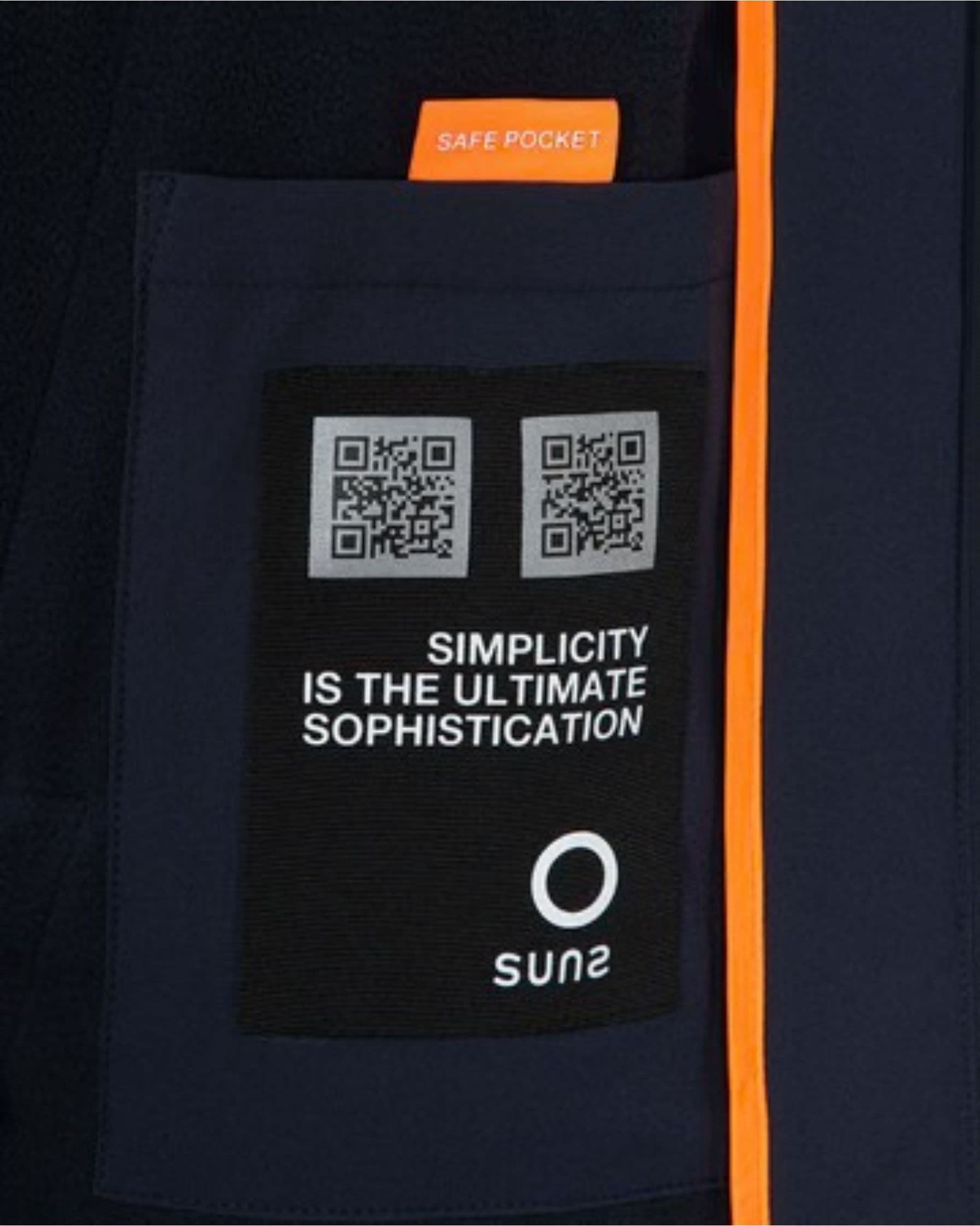 SUNS Giubbotto Uomo suns Nomentano Micro Dark Blue da uomo in Giacche Drestige - Casamassima, commercioVirtuoso.it