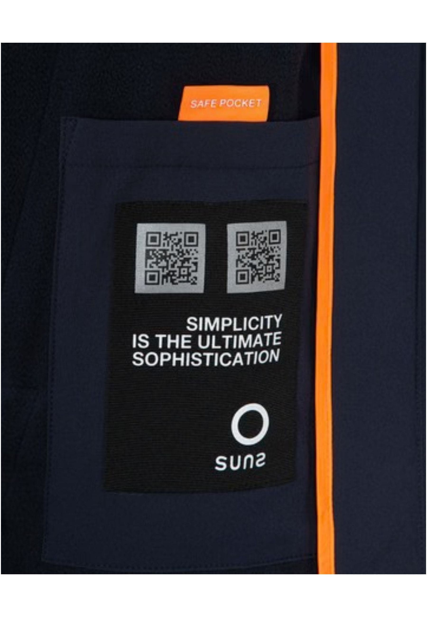 SUNS Giubbotto Uomo suns Nomentano Micro Dark Blue da uomo in Giacche Drestige - Casamassima, commercioVirtuoso.it