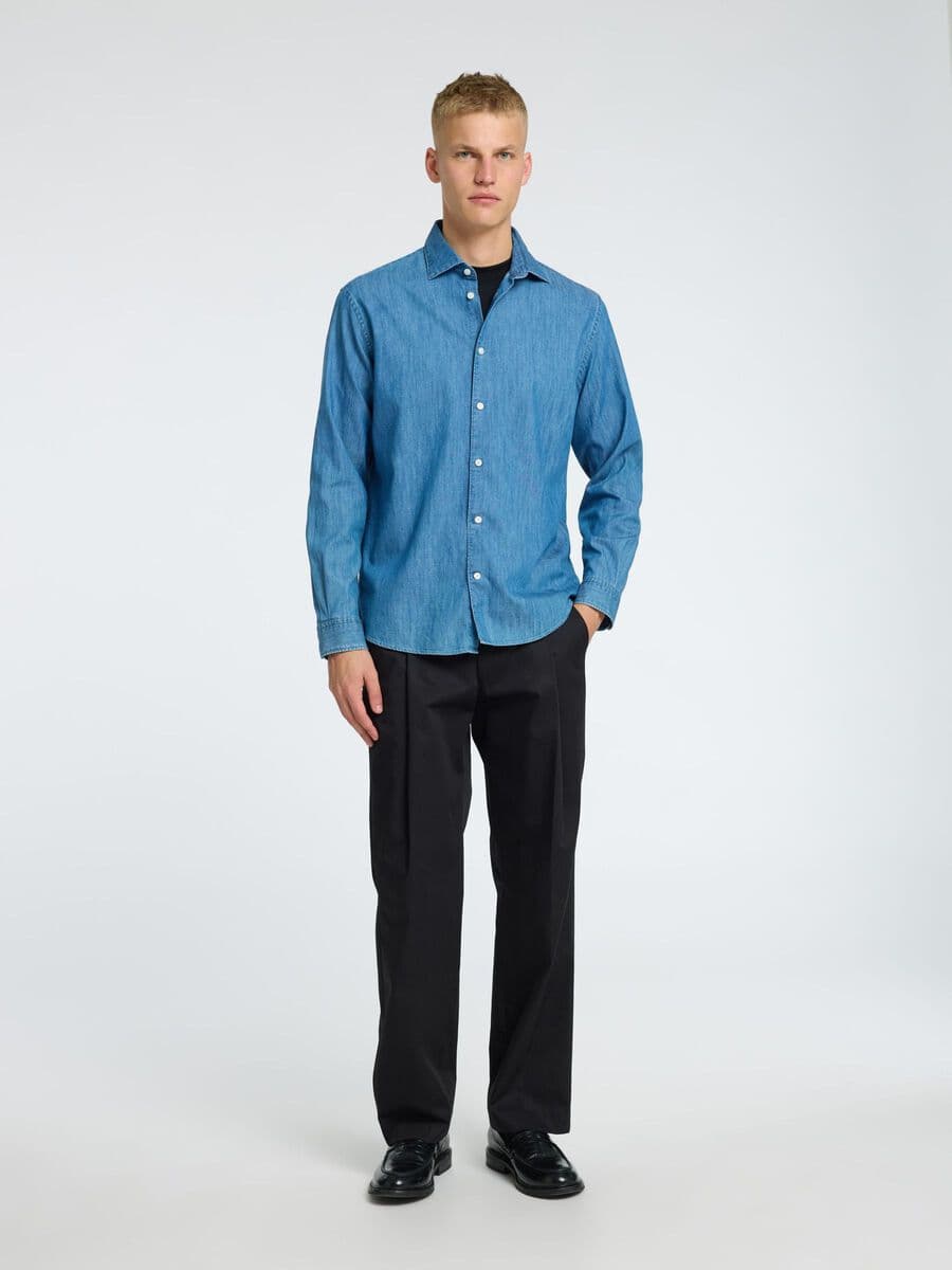SELECTED Camicia Uomo Selected Jeans da uomo in Camicie casual Drestige - Casamassima, commercioVirtuoso.it