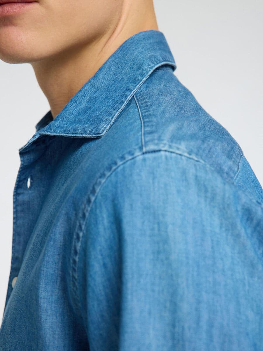 SELECTED Camicia Uomo Selected Jeans da uomo in Camicie casual Drestige - Casamassima, commercioVirtuoso.it