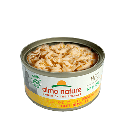 Almo Nature Scatoletta HFC Natural gusto Filetto di Pollo per Gatti Adulti in Disidratato 101 Market - Poggibonsi, commercioVirtuoso.it