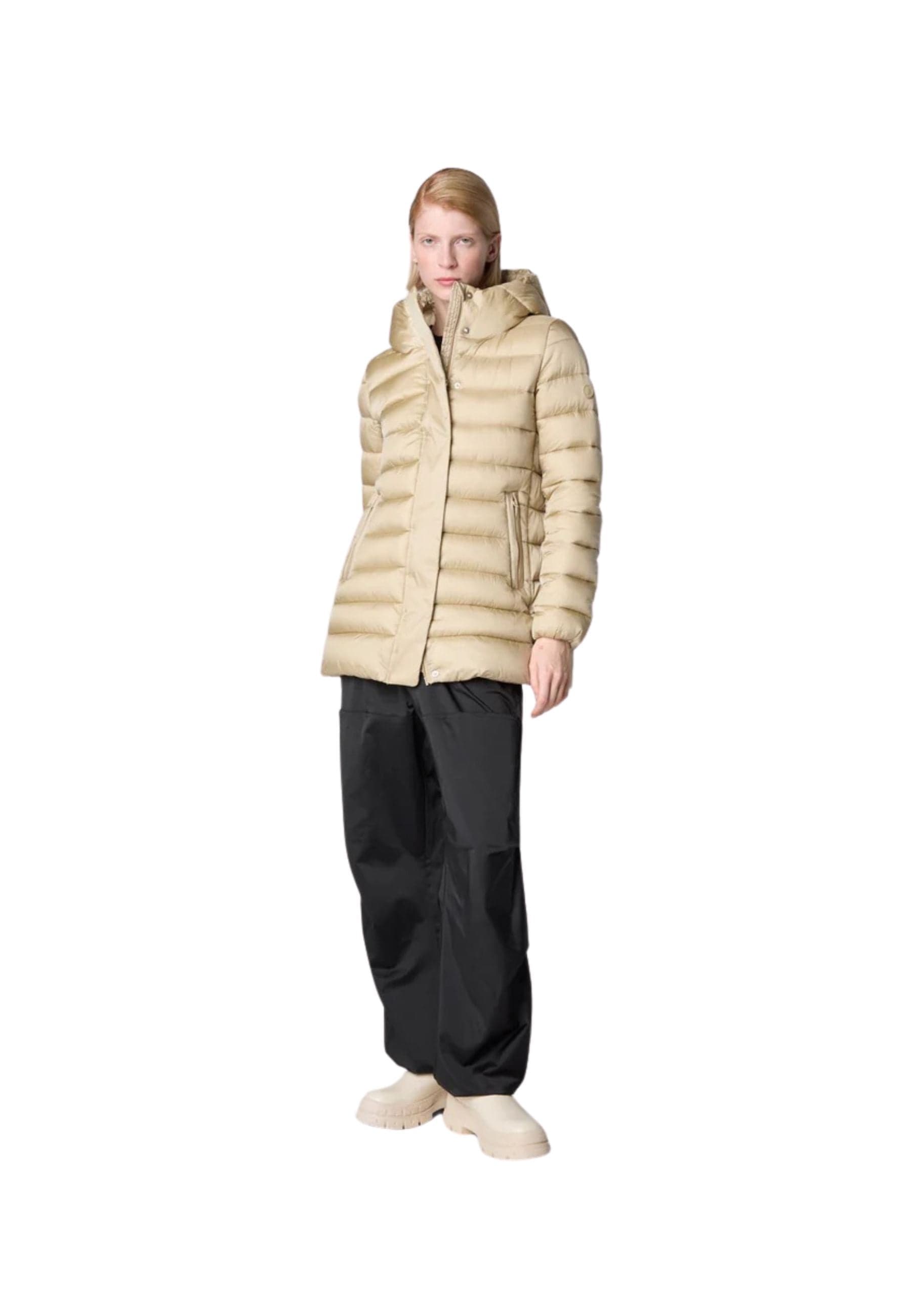 SAVE THE DUCK Giubbotto Donna Save the Duck Drimia Wood Beige da donna in Giacche Drestige - Casamassima, commercioVirtuoso.it