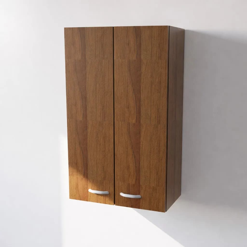 Pensile Cucina in Legno Nobilitato Noce con 1 Anta Altezza 90 cm in prodotto Calandrelli - Napoli, commercioVirtuoso.it