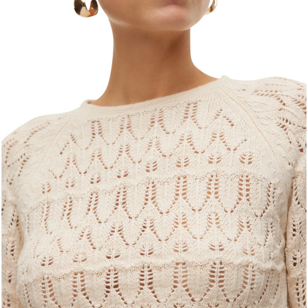 Vero Moda pullover beige New Fabienne 10306632 in Maglioni Prodotti di Classe - Nocera Superiore, commercioVirtuoso.it