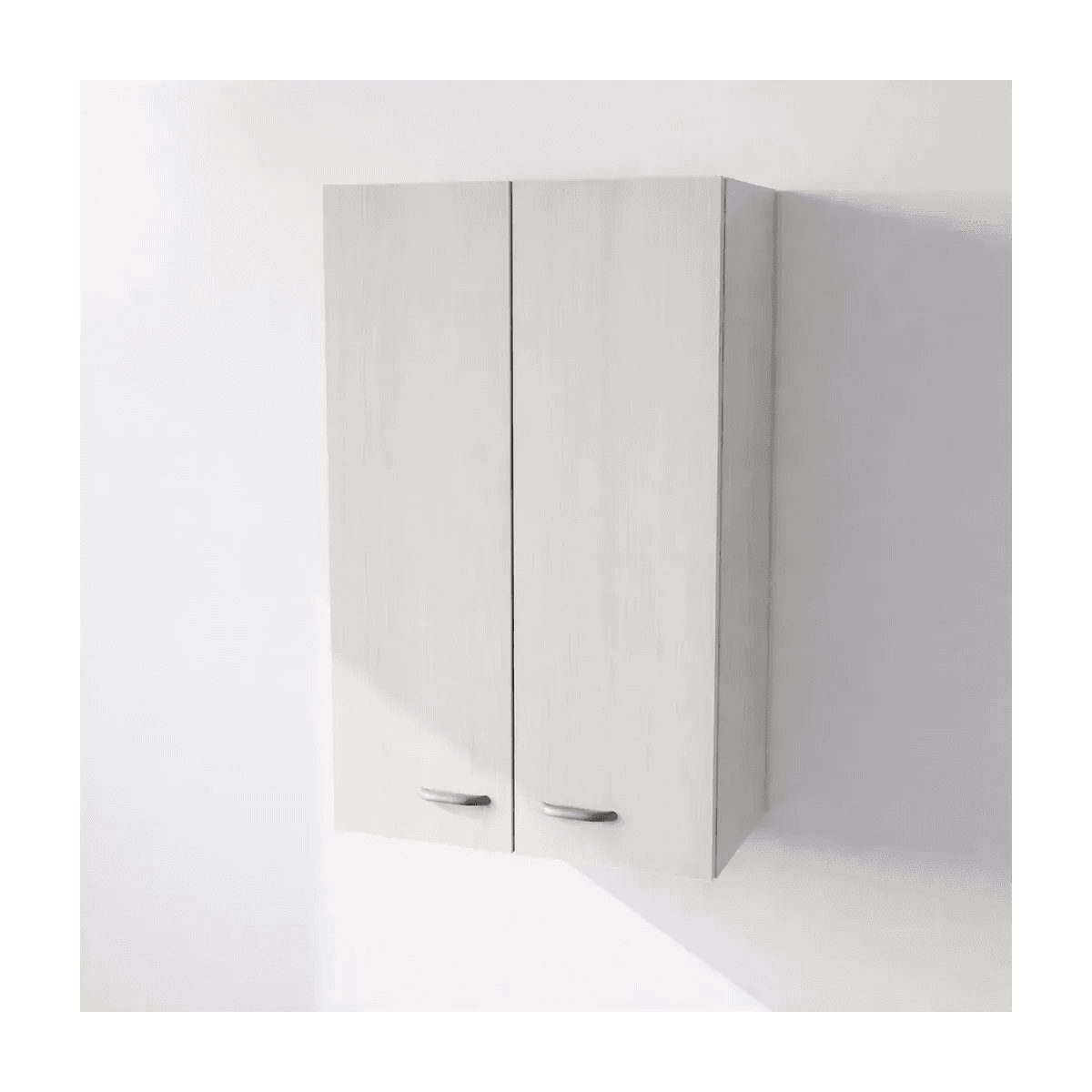 Pensile Cucina in Legno Nobilitato Larice Bianco con 1 Anta Altezza 90 cm in prodotto Calandrelli - Napoli, commercioVirtuoso.it