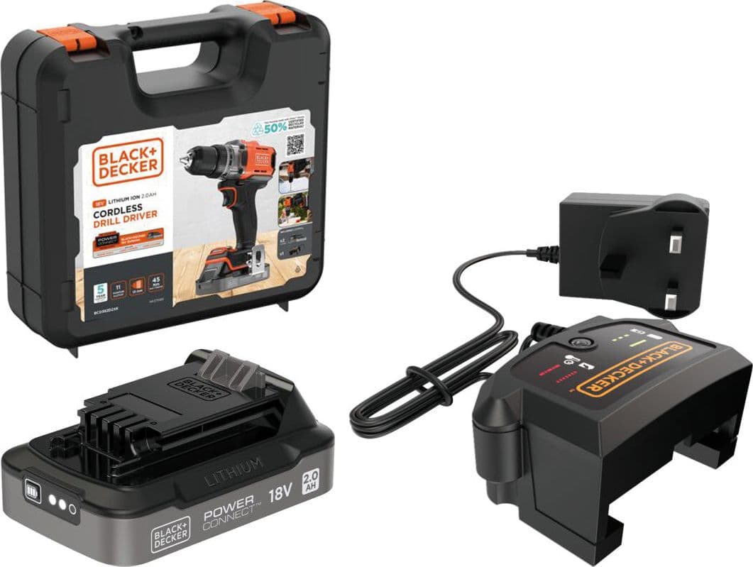 Black+Decker Trapano Avvitatore A Batteria Bcd382D2Xk-Qw 18 V 2 Batterie 2,0 Ah in Trapani avvitatori BricoGo - Marano di Napoli, commercioVirtuoso.it