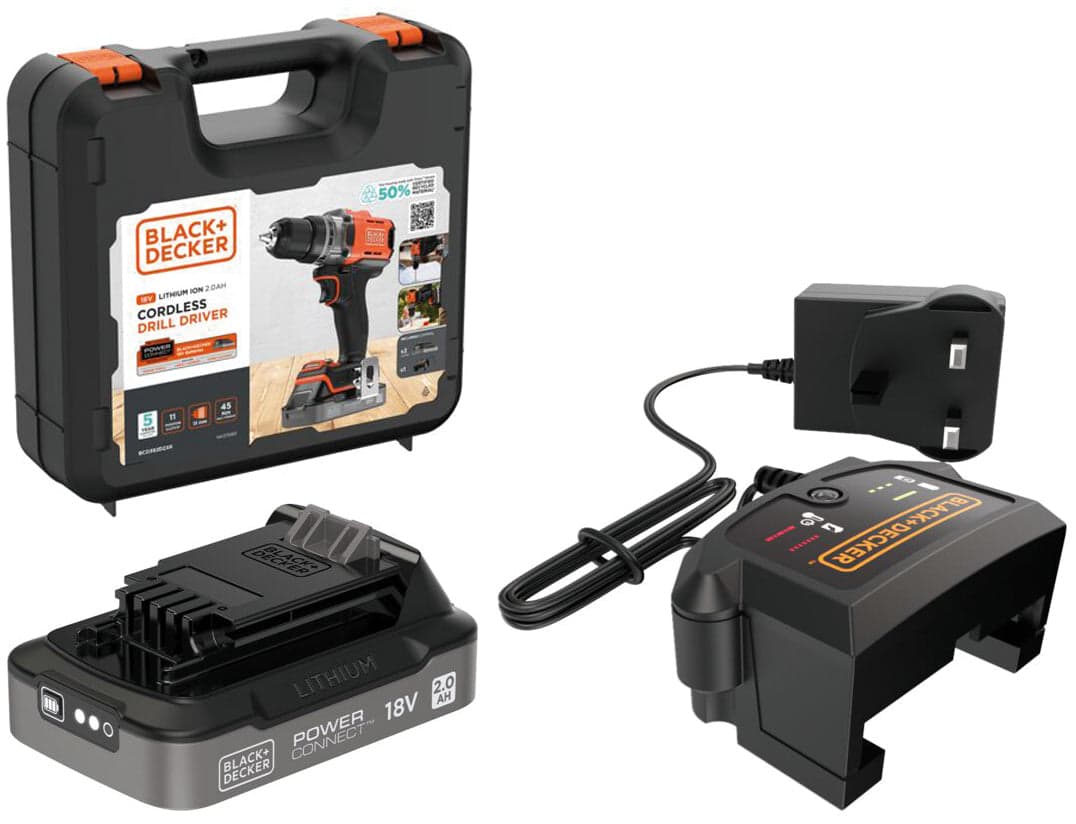 Black+Decker Trapano Avvitatore A Batteria Bcd382D2Xk-Qw 18 V 2 Batterie 2,0 Ah in Trapani avvitatori BricoGo - Marano di Napoli, commercioVirtuoso.it
