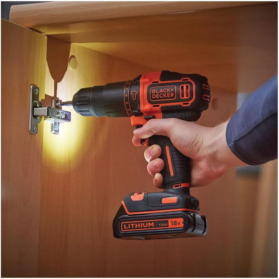 Black+Decker Trapano Avvitatore A Percussione Bdchd181B3A-Qw 18V 3 Batterie 1,5 Ah Valig.+120 Acc. in Trapani a percussione BricoGo - Marano di Napoli, commercioVirtuoso.it
