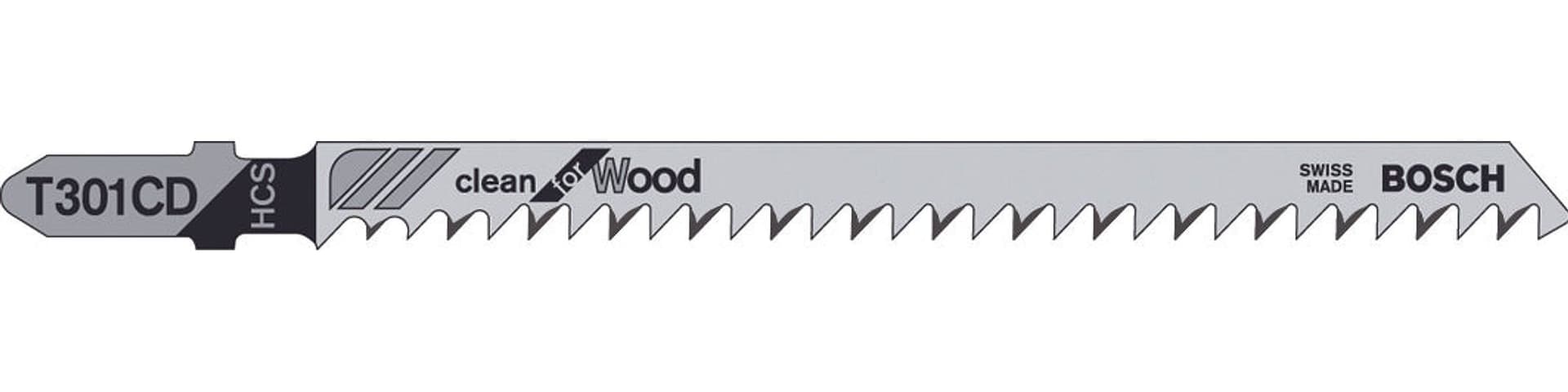 Lama per Legno T 301 Cd 5 Pezzi. Blister 5 Confezioni Bosch