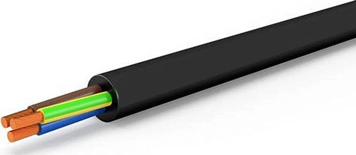 Cavo Multipolare Flessibile H05VV F Rt. 100 M Colore Nero Sezione 3 x 0 75