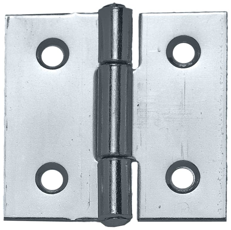 CERNIERA QUADRA PERNO FISSO IN ACCIAIO ZINCATO mm. 25x25 24.00 pz